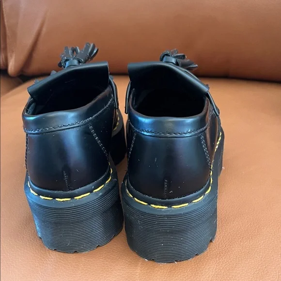 Dr. Martens Black Tassel Platform Loafers - Picture 3 of 5
